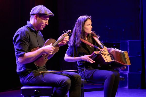 Duo Montanaro/Cavez im Porgy & Bess. 20. Internationales Akkordeonfestival. Wien, Österreich. 15. März 2019.