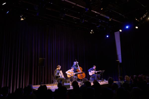 Diknu Schneeberger Trio & Christian Bakanic im Kosmos Theater. 20. Internationales Akkordeonfestival. Wien, Österreich. 19. März 2019.