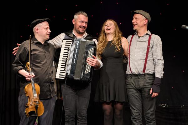 Zoë & Trio im Vindobona. 20. Internationales Akkordeonfestival. Wien, Österreich. 13. März 2019.