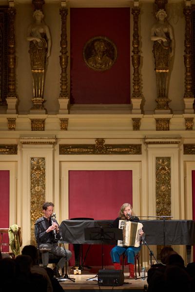 Klöng im Ehrbar Saal. 23. Internationales Akkordeon Festival 2022. Wien, Österreich. 9. März 2022. Foto: Nico Kaiser
