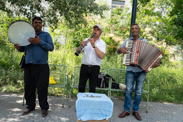 Street musicians. Tirana, Albania. 2023.
