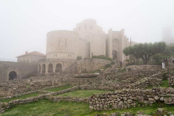 Castle of Kruja. Kruje, Albania. 2023.