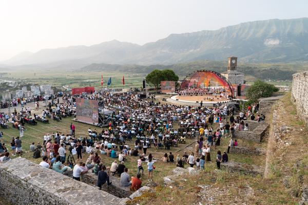 National Folklore Festival. Gjirokastër Castle, Gjirokastra, Albania. 2023.