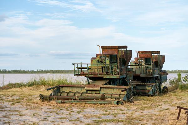 Abandoned agricultural machines. Rosario, Argentina. 2020.