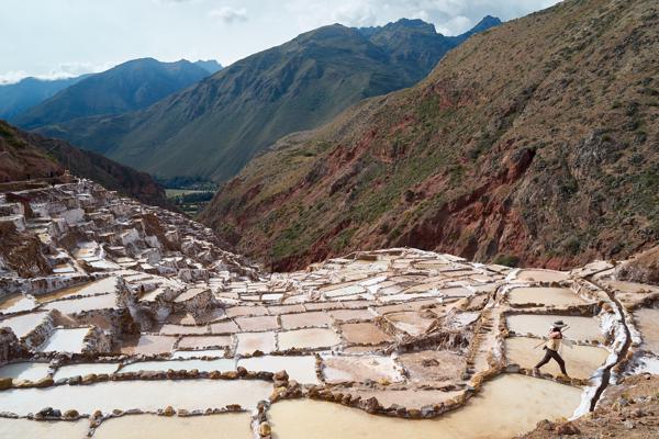 Maras Salt Mines. Sacred Valley. Peru. 2018.