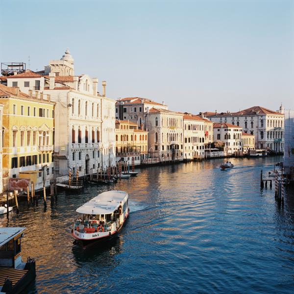 Canal Grande from Ponte dell'Accademia. Venice, Italy. 2020.